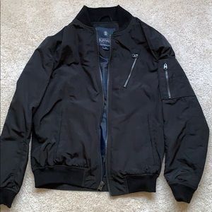 Buffalo bomber jacket rain jacket black
